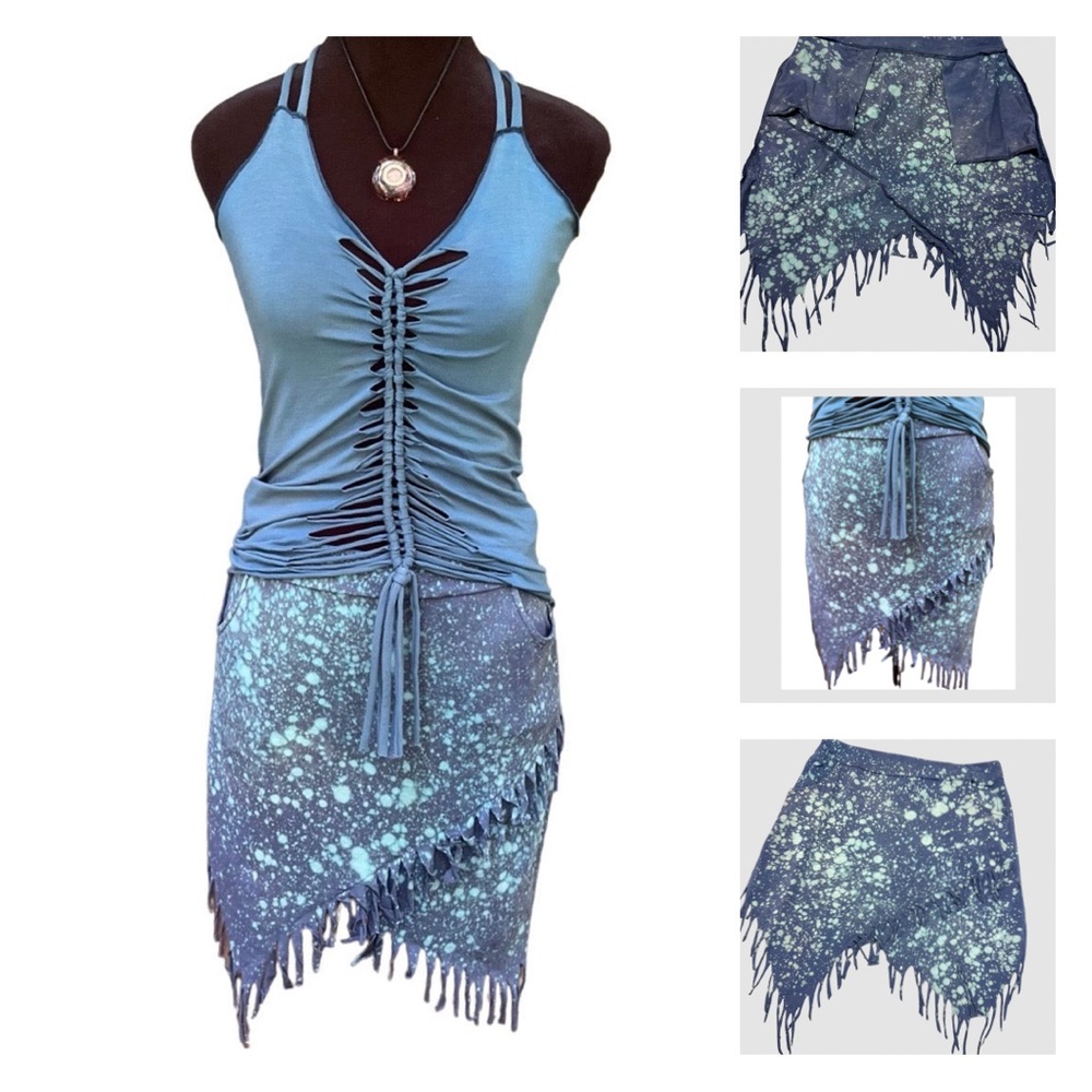 NWT Jayli Ocean Spray Skirt